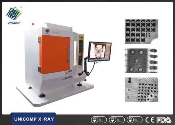 PCBA 마이크로 초점 데스크탑 엑스레이 기계 FPD 강화, 48mm x 54mm 엑스레이 적용