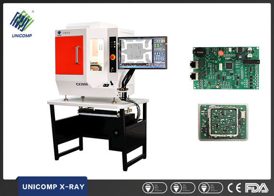 CX3000 전자공학 PCBA Unicomp 엑스레이 탐지 기계, 벤치 탑 엑스레이 기계