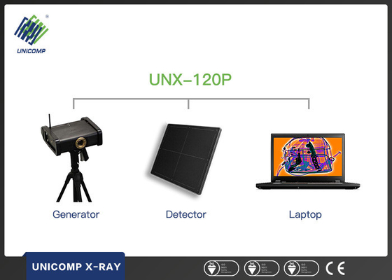 UNX-120P 휴대용 방사선 촬영 Unicomp X 레이 시스템 폭발물 무기 감지