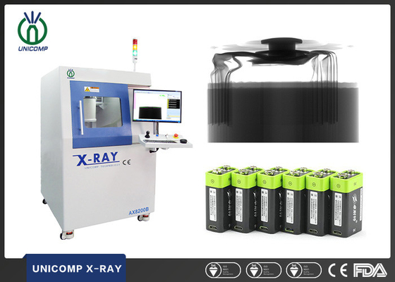 리튬 배터리 셀 코일 권선 오정렬 검사용 오프라인 5um 마이크로 포커스 엑스레이 기계 AX8200B