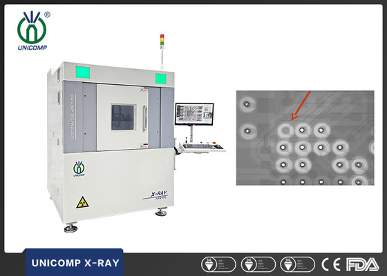 중국 X-레이 기계 만푸아트우러 유니컴프는 PCBA IC BGA PTH에 대해 2.5D FPD 사면도로 130kV 엑스레이 AX9100을 미소초점을 맞춥니다