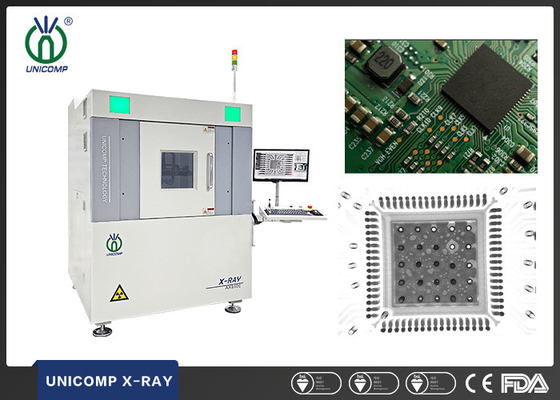 PCBA BGA CSP QFN을 위한 x선 설비의 프로그램을 짜는 CNC와 유니컴프 AX9100 자동 측정은 납땜 품질을 역류합니다