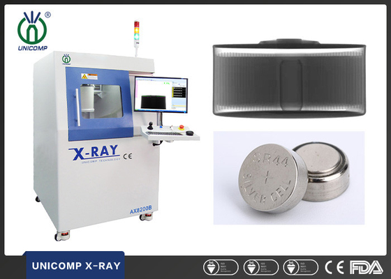 원통형 리튬 전지를 위한 AX8200B 유니컴프 X- 선 기계 CNC 프로그램 가능한 점검