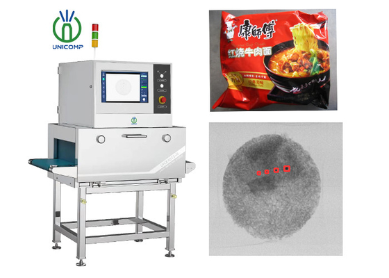 자동 배척기와 함께 건조 포장 식품 검사를 위한 식품 엑스레이 탐지 장비
