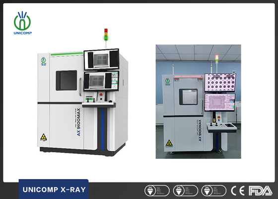 전자 부품의 내부 결함 검사를 위한 UNICOMP AX9100max 엑스레이 시스템