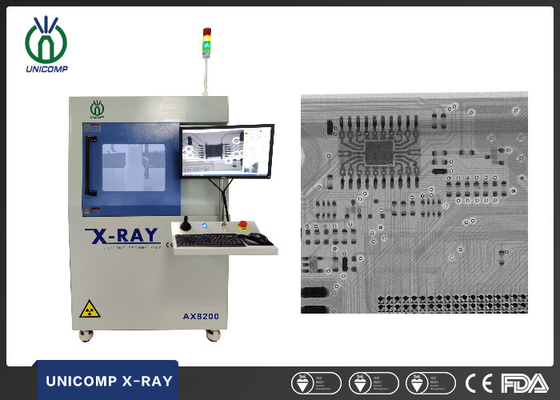 SMT PCBA BGA CSP를 위한 90kV 5 um 유니컴프 X- 선 스캐너