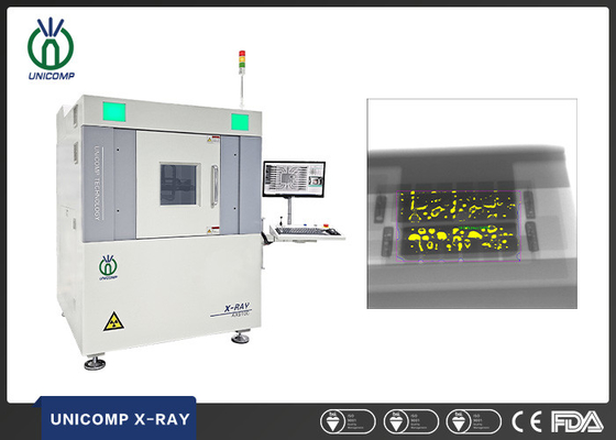 유니컴프 130kV는 무효 측정을 납땜질하여 주도하는 PCBA를 위한 엑스레이  AX9100을 미소초점을 맞춥니다