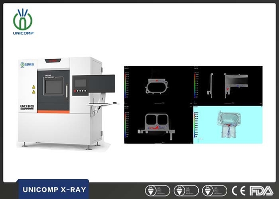 160KV CT 기계 Unicomp UNCT3100 실린더 / 금속 주사 / 항공 우주 부품 3D 비 파괴적 테스트