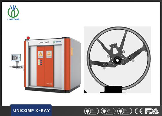 160KV X선 검사 기계 UNICOMP UNC160 자동차 부품 알루미늄 주름 검사