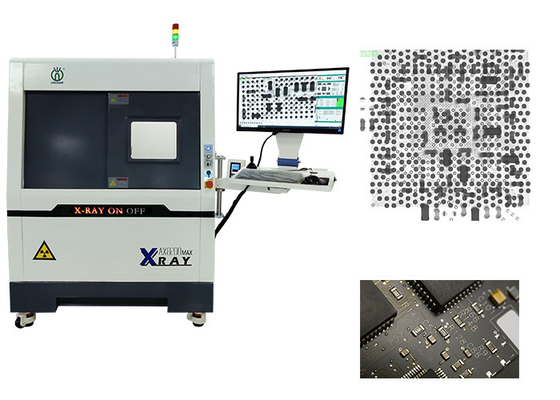검사 효과를 위해 ±60° 기울이기 기능을 가진 AX8200max PCB 엑스레이 기계 90kV