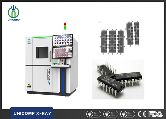 고 확대 PCB X-선 기계 Unicomp AX9100MAX 전자 IC 구성 요소 접착 유선 검사
