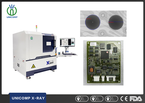 90kV X Ray 기계 고해상도 Unicomp AX7900 5um 튜브와 함께 BGA 접착 전선 곡선 테스트