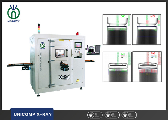 원통 18650을 위한 110 킬로볼트 4KW 리튬 배터리 X- 선 기계 유니컴프