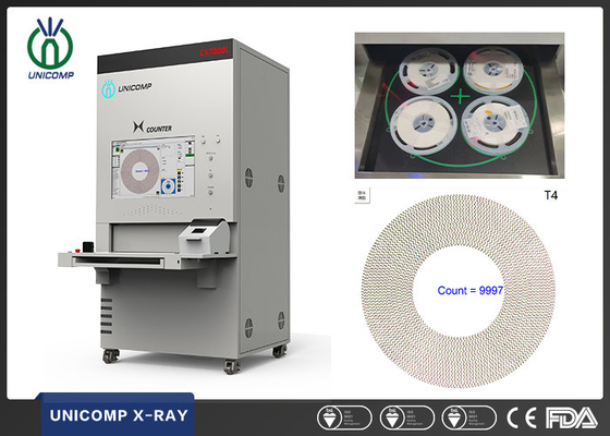 SMT PCBA 전자공학 엑스레이 칩 카운터 Unicomp CX7000L 440mm 갱도